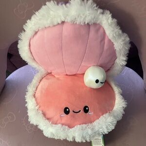 Cute Pink Mini Oyster Plush for Kids